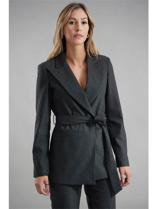 Giacca gessata federica erre | MYA 702GRIGIO